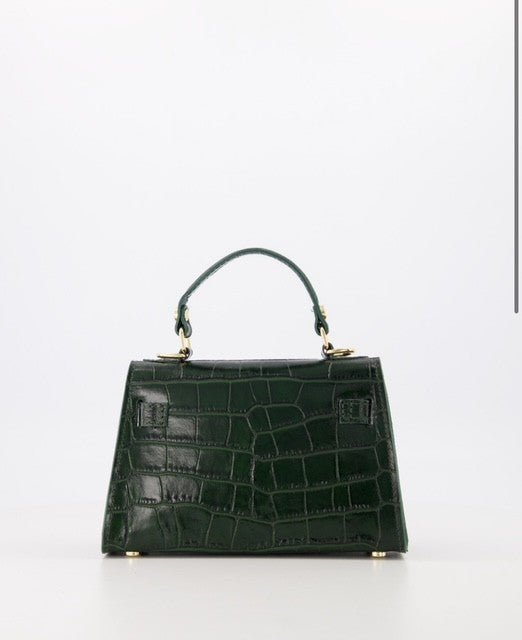 Italian 100% Leather Torino Crocodillo Small - Joni Luxury
