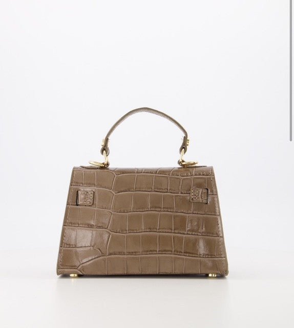 Italian 100% Leather Torino Crocodillo Small - Joni Luxury